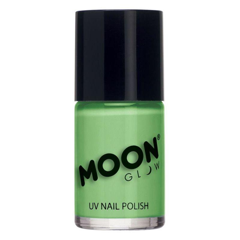 Moon Glow Pastel Neon UV Nail Polish Pastel Green Smiffys Moon Creations 20985