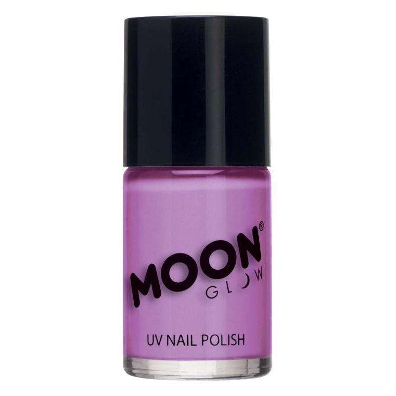 Moon Glow Pastel Neon UV Nail Polish Lilac Smiffys Moon Creations 21153