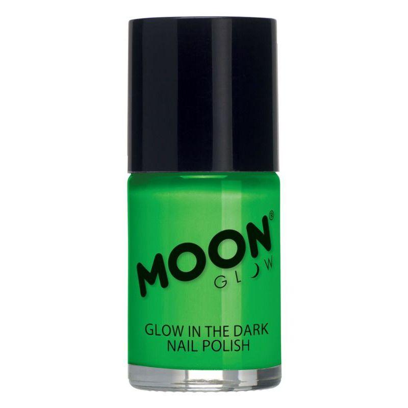 Moon Glow Glow in the Dark Nail Polish Green Smiffys Moon Creations 20986