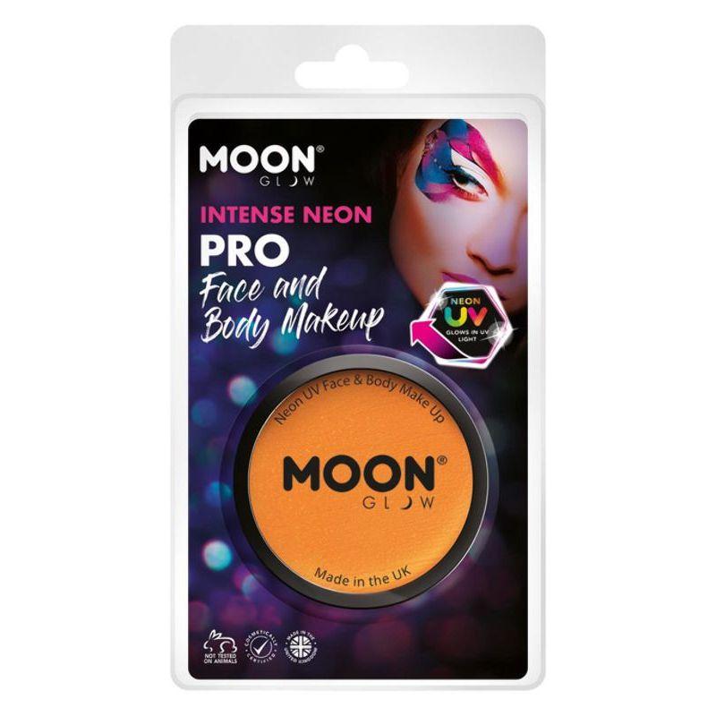 Moon Glow Pro Intense Neon UV Cake Pot Orange Smiffys Moon Creations 21299