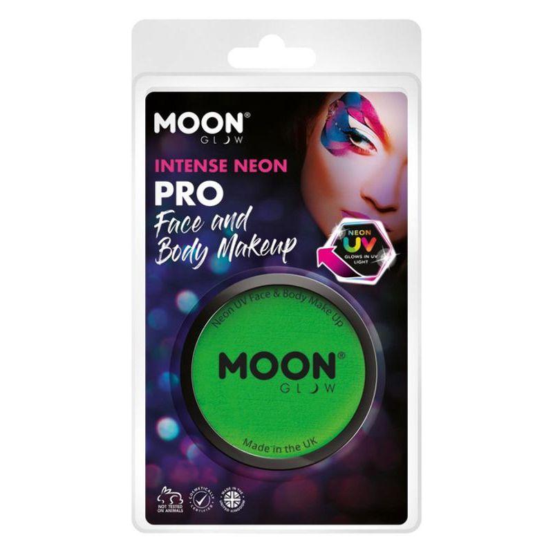 Moon Glow Pro Intense Neon UV Cake Pot Green Smiffys Moon Creations 20984