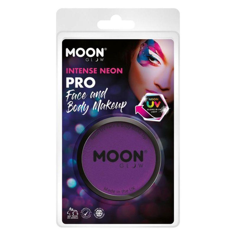 Moon Glow Pro Intense Neon UV Cake Pot Purple Smiffys Moon Creations 21545