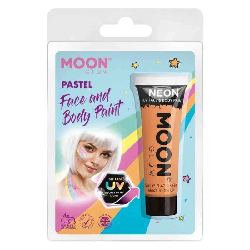 Moon Glow Pastel Neon UV Face Paint Orange Smiffys Moon Creations 21308