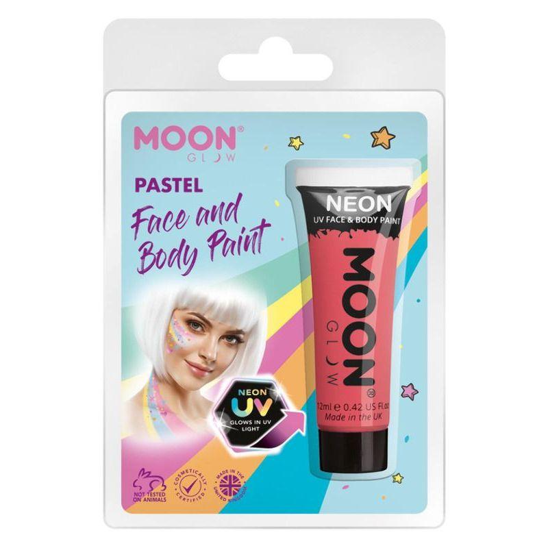 Moon Glow Pastel Neon UV Face Paint Pastel Coral Smiffys Halloween Child Fancy Dress 20813