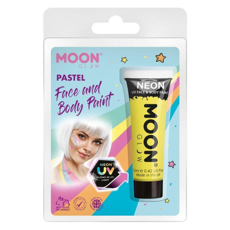 Moon Glow Pastel Neon UV Face Paint Yellow Smiffys Moon Creations 22031