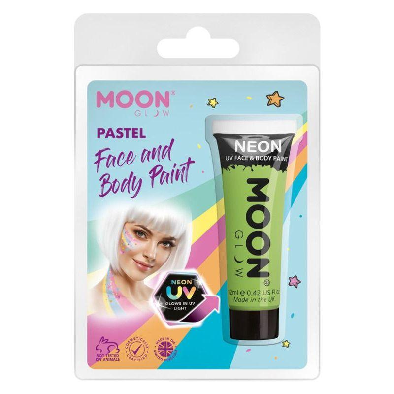 Moon Glow Pastel Neon UV Face Paint Pastel Green Smiffys Moon Creations 20988
