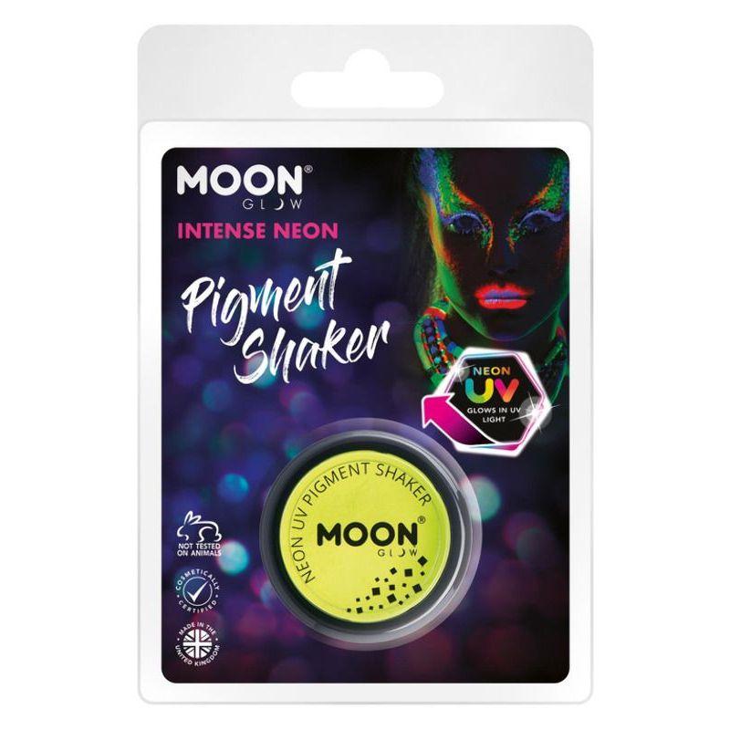Moon Glow Intense Neon UV Pigment Shakers Yellow Smiffys Moon Creations 22035