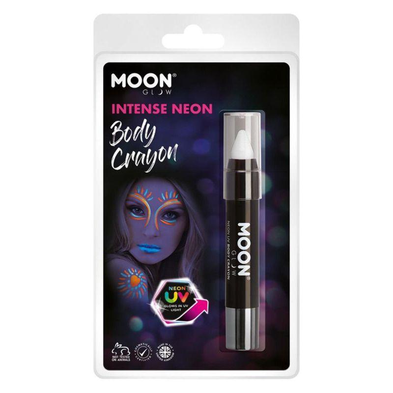 Moon Glow Intense Neon UV Body Crayons White Smiffys Moon Creations 21965