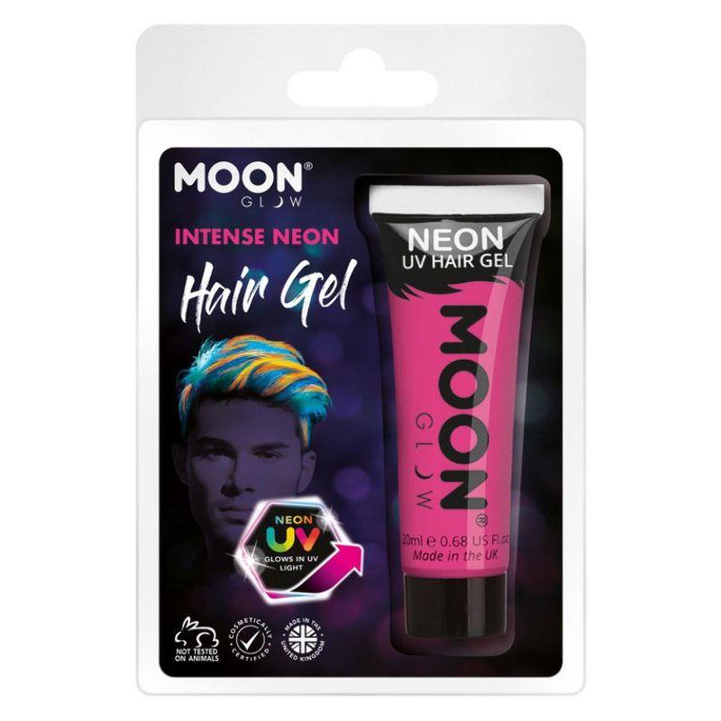 Moon Glow Intense Neon UV Hair Gel Hot Pink Smiffys Moon Creations 21127