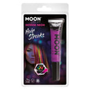 Moon Glow Intense Neon UV Hair Streaks Purple Smiffys Moon Creations 21553
