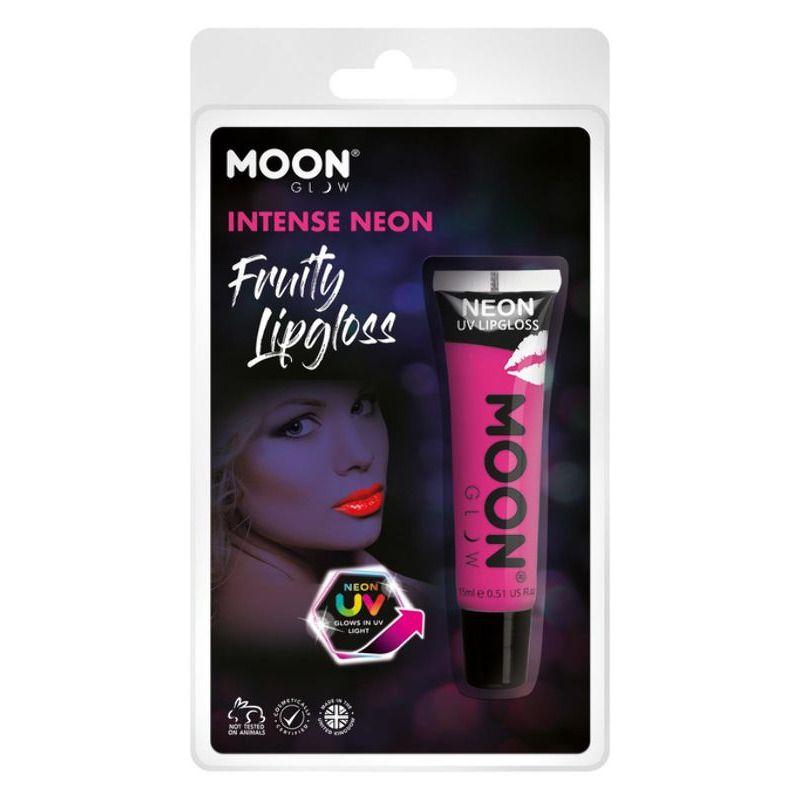 Moon Glow Intense Neon UV Fruity Lipgloss Pink Smiffys Moon Creations 21434