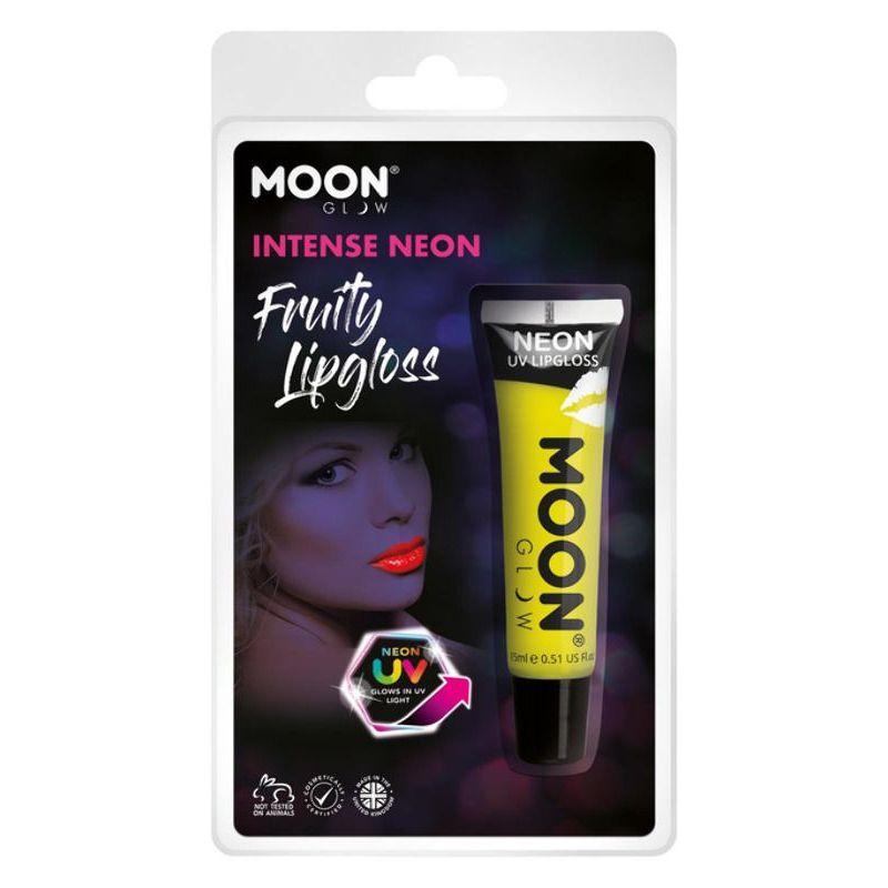 Moon Glow Intense Neon UV Fruity Lipgloss Yellow Smiffys Moon Creations 22038