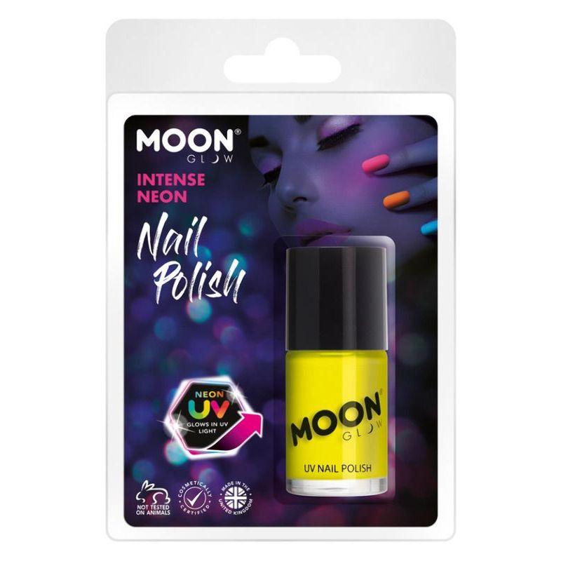 Moon Glow Intense Neon UV Nail Polish Neon Yellow Smiffys Moon Creations 22040