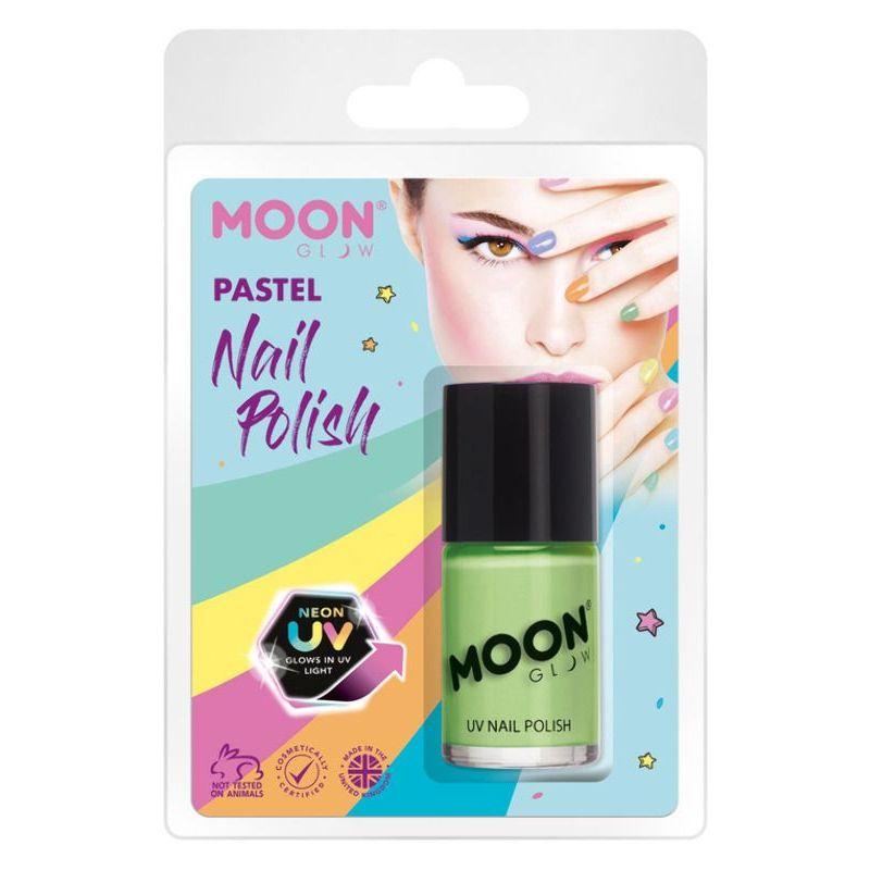 Moon Glow Pastel Neon UV Nail Polish Pastel Green Smiffys Moon Creations 20995