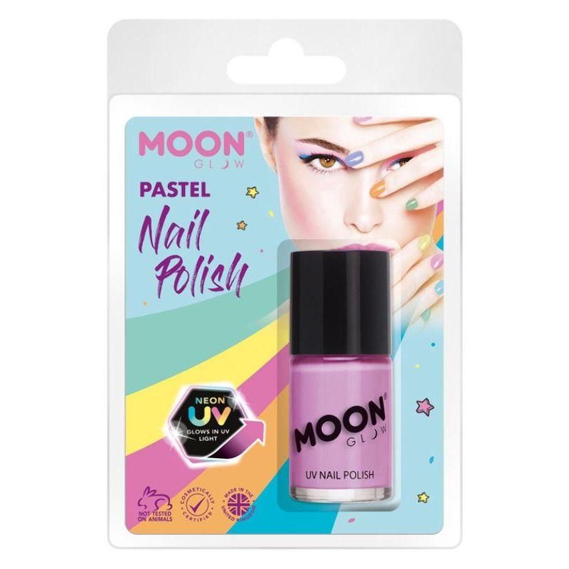 Moon Glow Pastel Neon UV Nail Polish Lilac Smiffys Star Trek Licensed Fancy Dress 21155