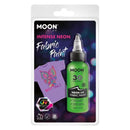 Moon Glow Neon UV Intense Fabric Paint Green Smiffys Moon Creations 20997