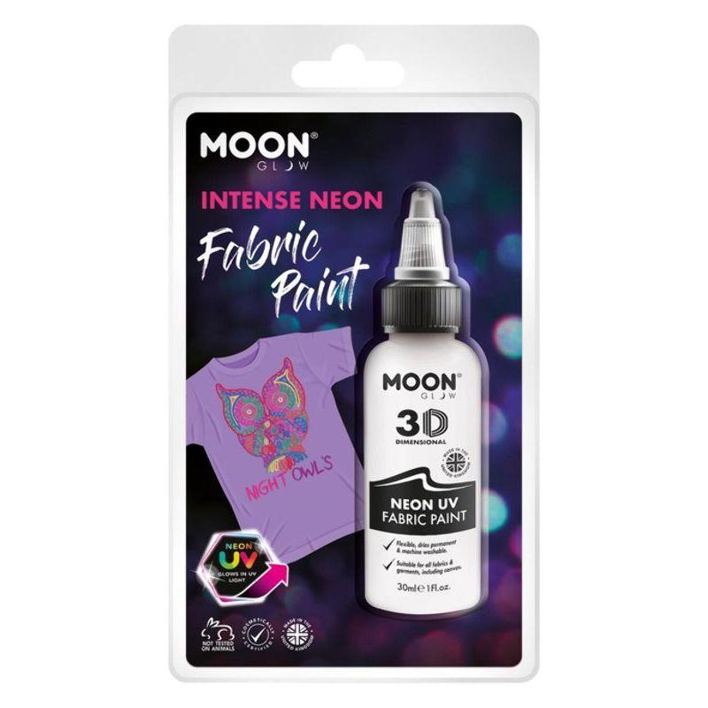 Moon Glow Neon UV Intense Fabric Paint White Smiffys Moon Creations 21968