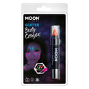 Moon Glow Neon UV Glitter Body Crayons Orange Smiffys Moon Creations 21312