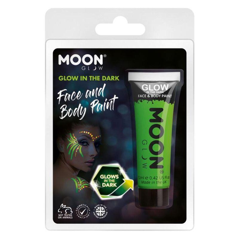 Moon Glow Glow in the Dark Face Paint Green Smiffys Moon Creations 20996
