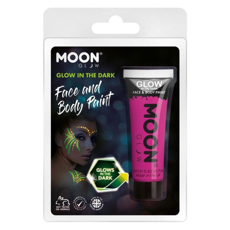 Moon Glow Glow in the Dark Face Paint Purple Smiffys Moon Creations 21569