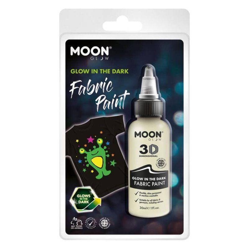 Moon Glow Glow in the Dark Fabric Paint Clear Smiffys Top Gun Maverick Licensed Fancy Dress 20790