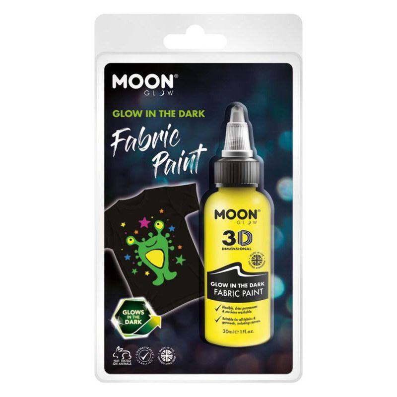 Moon Glow Glow in the Dark Fabric Paint Yellow Smiffys Moon Creations 22048