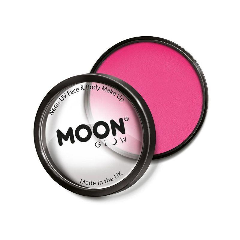 Moon Glow Pro Intense Neon UV Cake Pot Hot Pink Smiffys Moon Creations 21132