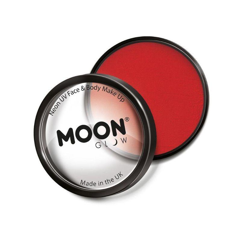 Moon Glow Pro Intense Neon UV Cake Pot Red Smiffys Moon Creations 21668