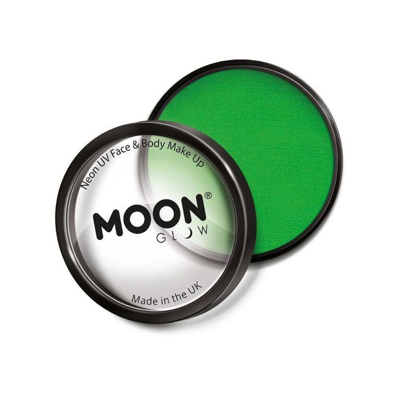 Moon Glow Pro Intense Neon UV Cake Pot Green Smiffys Moon Creations 21000