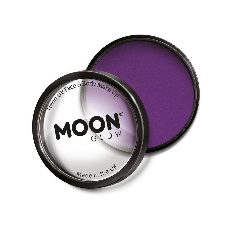 Moon Glow Pro Intense Neon UV Cake Pot Purple Smiffys Moon Creations 21560