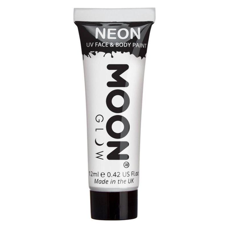 Moon Glow Intense Neon UV Face Paint White Smiffys Moon Creations 21967