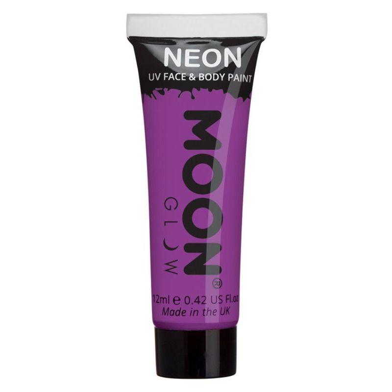 Moon Glow Intense Neon UV Face Paint Purple Smiffys Moon Creations 21564