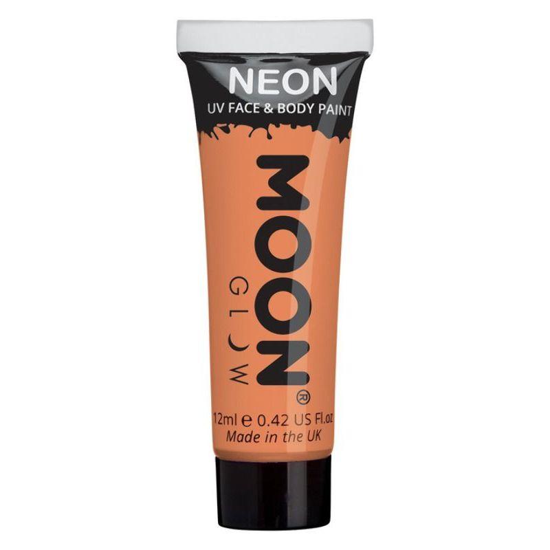 Moon Glow Pastel Neon UV Face Paint Orange Smiffys Moon Creations 21318
