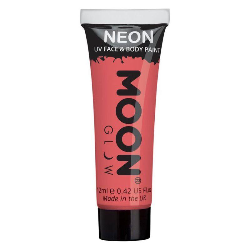 Moon Glow Pastel Neon UV Face Paint Pastel Coral Smiffys Fever Accesories 20814