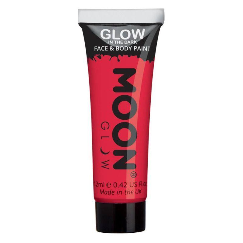 Moon Glow Glow in the Dark Face Paint Red Smiffys Moon Creations 21670