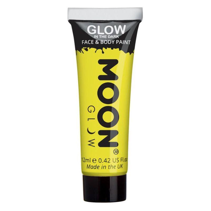 Moon Glow Glow in the Dark Face Paint Yellow Smiffys Moon Creations 22053