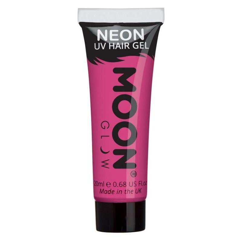 Moon Glow Intense Neon UV Hair Gel Hot Pink Smiffys Moon Creations 21131