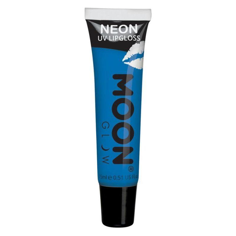 Moon Glow Intense Neon UV Fruity Lipgloss Blue Smiffys Halloween Fancy Dress Accessor 20682