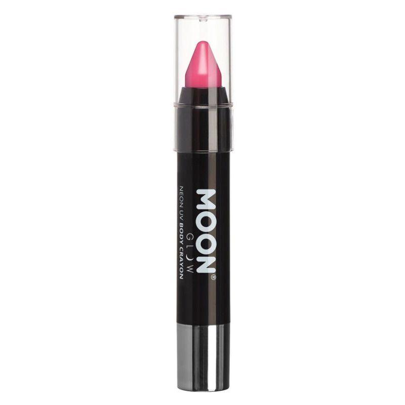 Moon Glow Intense Neon UV Body Crayons Hot Pink Smiffys Moon Creations 21258