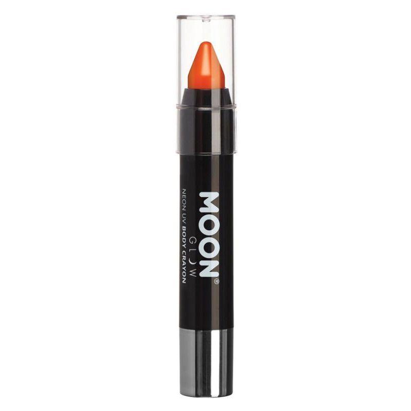 Moon Glow Intense Neon UV Body Crayons Orange Smiffys Moon Creations 21326