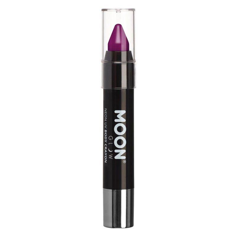 Moon Glow Intense Neon UV Body Crayons Purple Smiffys Moon Creations 21570