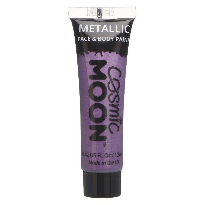 Cosmic Moon Metallic Face & Body Paint Purple Smiffys Moon Creations 21572