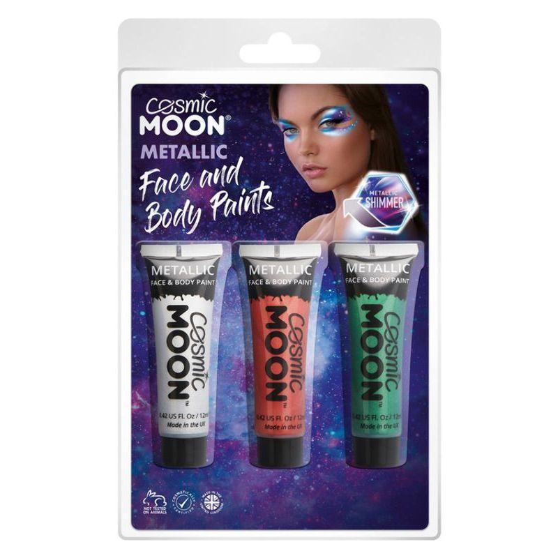 Cosmic Moon Metallic Face & Body Paint Smiffys Moon Creations 20264