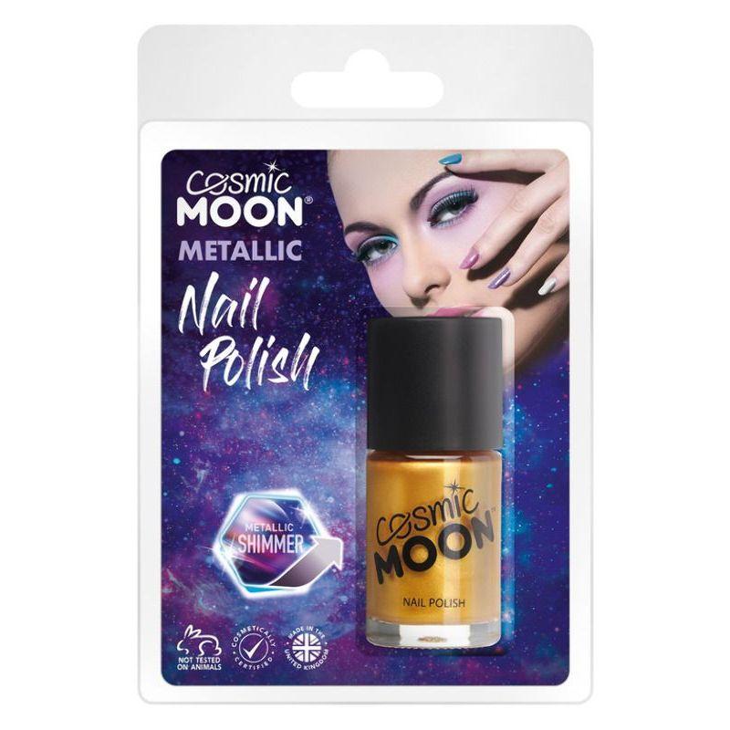 Cosmic Moon Metallic Nail Polish Gold Smiffys Moon Creations 20881