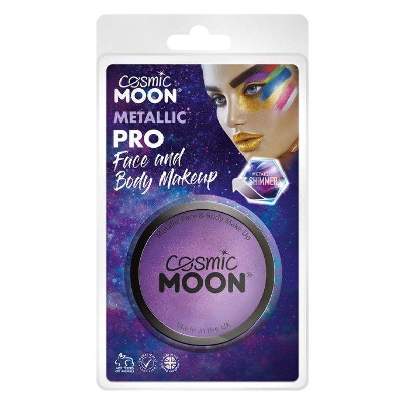 Cosmic Moon Metallic Pro Face Paint Cake Pots Pur Smiffys Moon Creations 21578