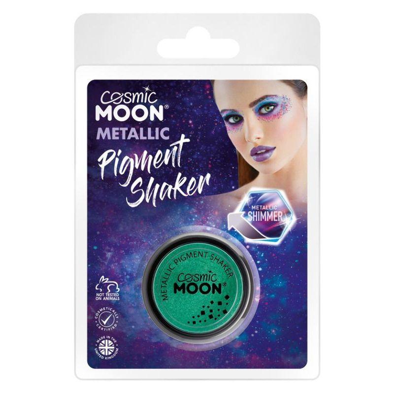 Cosmic Moon Metallic Pigment Shaker Green Smiffys Moon Creations 21026