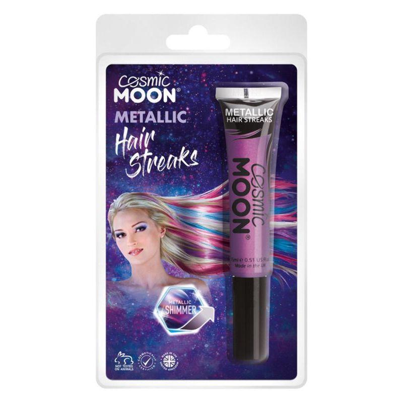 Cosmic Moon Metallic Hair Streaks Purple Smiffys Moon Creations 21591