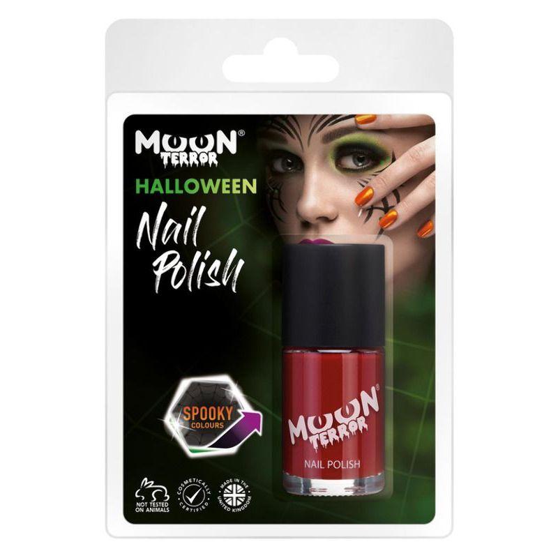 Moon Terror Halloween Nail Polish Red Smiffys Moon Creations 21698