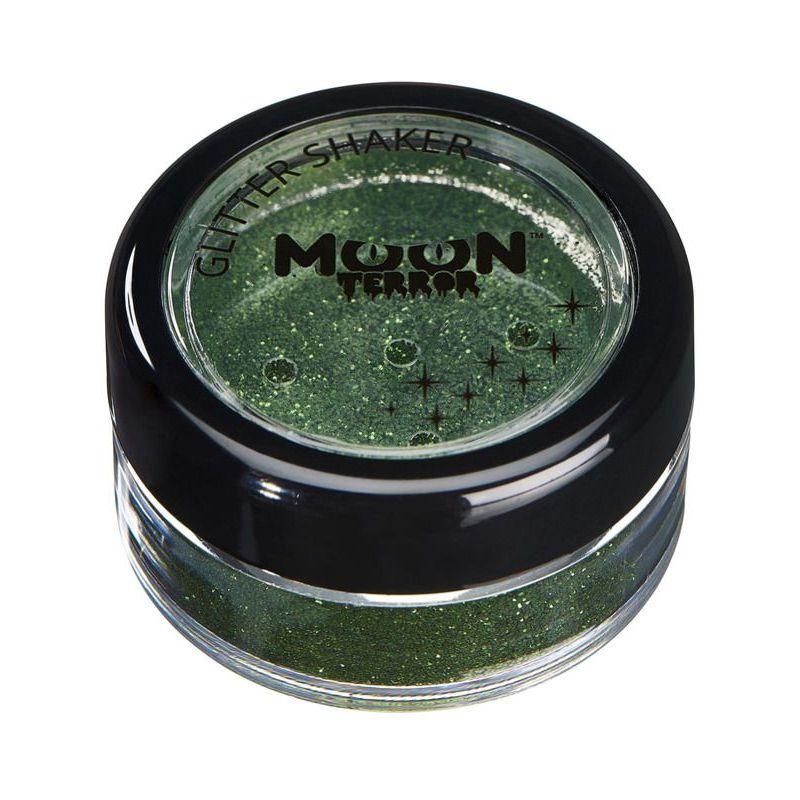 Moon Terror Halloween Glitter Shakers Green Smiffys Moon Creations 21034