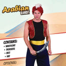 Mens Arabian Bandit Jacket Trousers Hat Adult Costumes Male One Size Bristol Novelty Generic Mens Costumes 7527